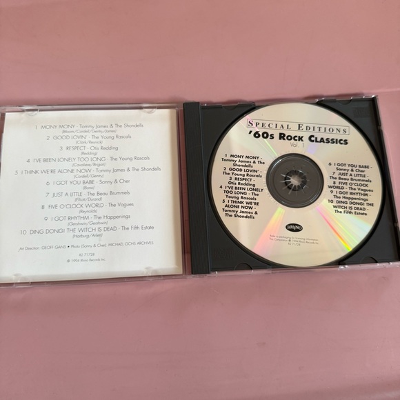 60s Rock Classics | Special Edition | Vintage CD - Picture 2 of 3